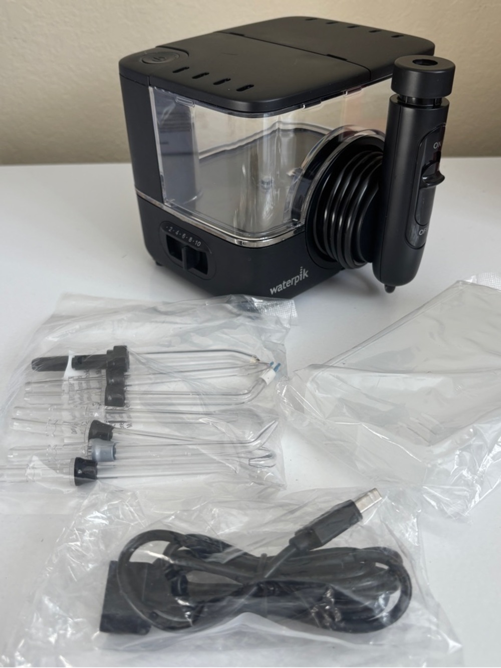 Waterpik ION Professional Water Flosser WF-12CD022-4 Black Open Box NEW - Picture 9 of 16